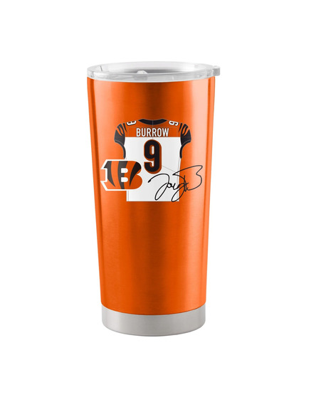 Bengals #9 Joe Burrow Signature Tumbler Bouquet (White